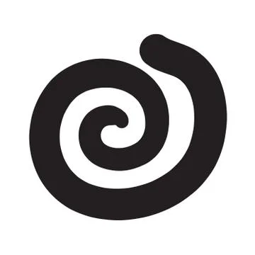 Spiral icon, exclamation icon vector illustration. Stock Illustration