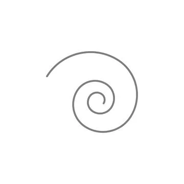 Spiral icon Stock Illustration