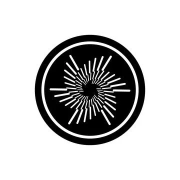 Spiral icon vector Stock Illustration