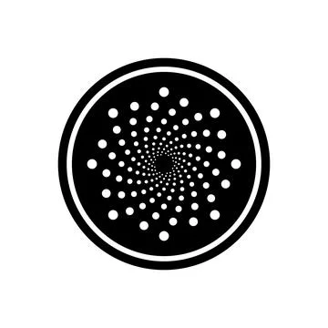 Spiral icon vector Stock Illustration