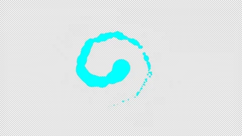 Spiral intro set for video design. Snow white. Light blue. Gray. Lime color. Stock Footage 149687147