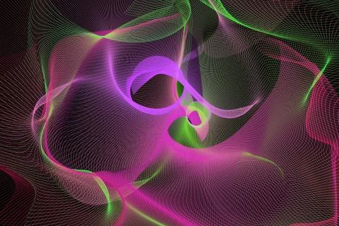 Spiral leaks Multicolored Light Abstract Background. Stock Illustration
