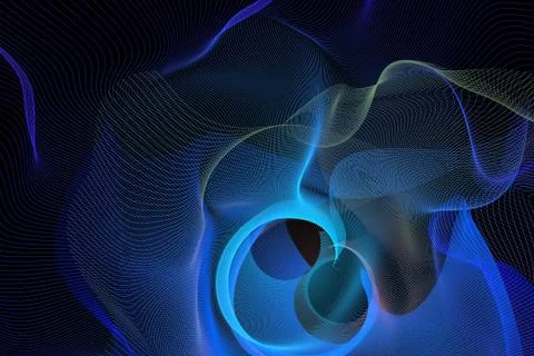 Spiral leaks Multicolored Light Abstract Background. Stock Illustration