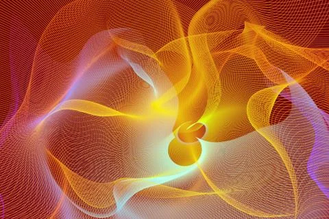 Spiral leaks Multicolored Light Abstract Background. Stock Illustration