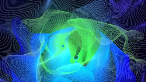 Spiral leaks Multicolored Light Abstract Background. Stock Illustration