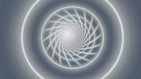 Spiral light tunnel with a dynamic motion effect Stock Footage 337410817