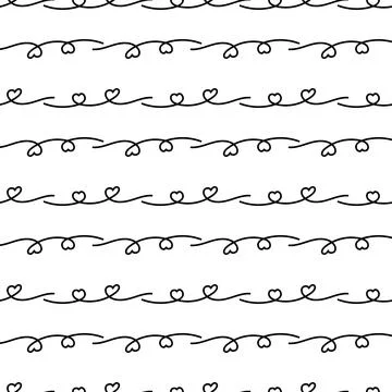 Spiral line decorative seamless pattern Stock Illustration