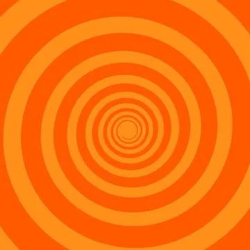 Spiral line orange halftone pattern abstract vector illustration. イラスト素材