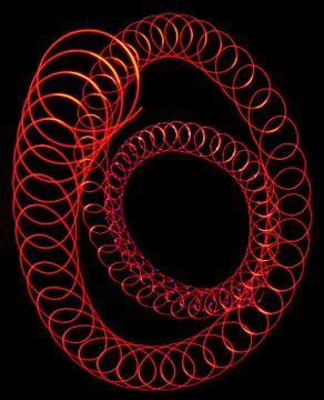 A spiral line vortex Stock Photos