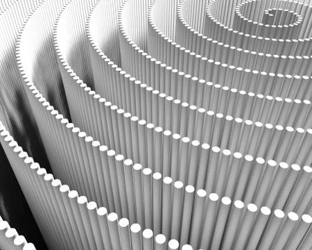 A spiral of lines, abstract digital background pattern イラスト素材