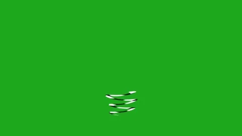 Spiral lines effect motion graphics with green screen background Stock Footage 282693046