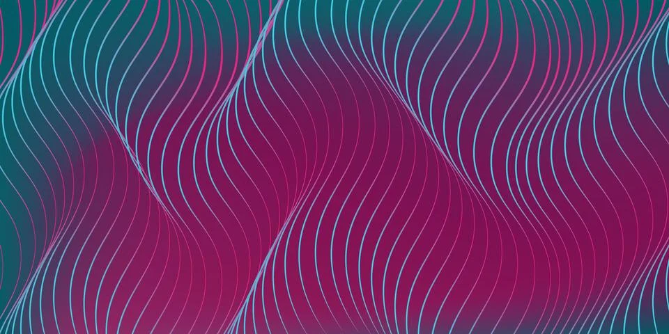 Spiral lines on a gradient background. Abstract background. Bright cover. Stock Illustration