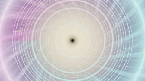 Spiral lines in motion create abstract background animation Stock Footage 337389946