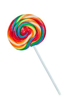 Spiral lollipop Stock Photos