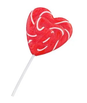 Spiral lollipop Stock Photos