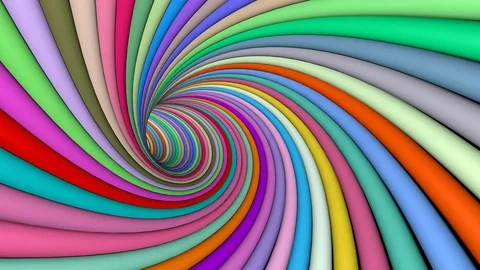 Spiral loop FX 4K Stock Footage 105664372