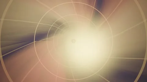 Spiral motion creates light effect in abstract backdrop Stock Footage 337386340