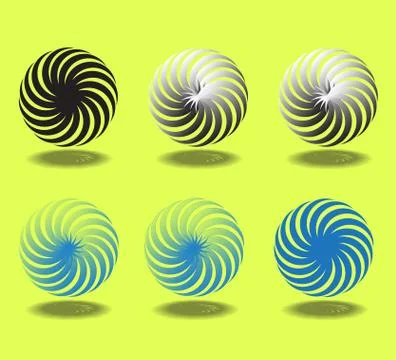 Spiral motion. Stock Illustration