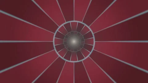 Spiral motion with red background and light center Stock Footage 338399646