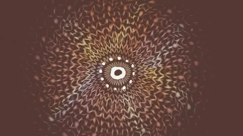Spiral motion with warm tones creates an abstract design Stock Footage 337376902