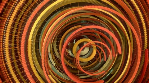 Spiral movement. 4K Stock Footage 120665042