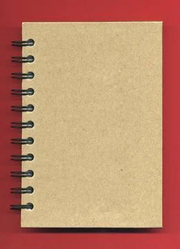 Spiral Notebook Cover Stock Photos