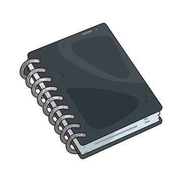 Spiral Notebook illustration Stock Illustration