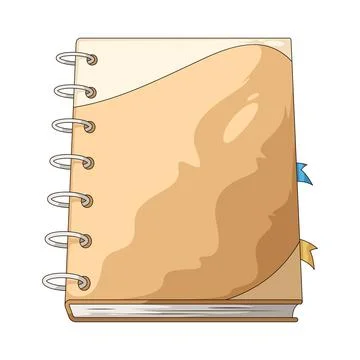 Spiral Notebook illustration Stock Illustration