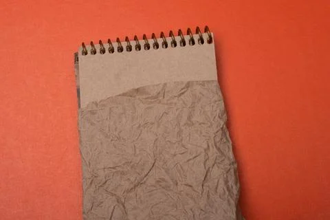 Spiral Notebook or Spring Notebook Stock Photos