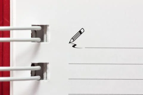 Spiral notebook Stock Photos