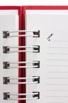 Spiral notebook Stock Photos