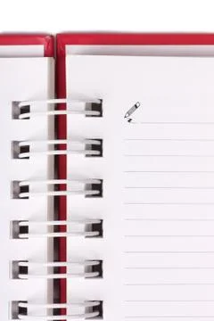 Spiral notebook Stock Photos