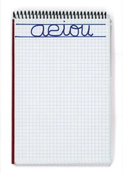 Spiral notepad for child Stock Photos