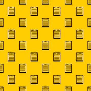Spiral notepad pattern vector 스톡 일러스트