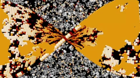 Spiral of paint Stock Footage 270046096