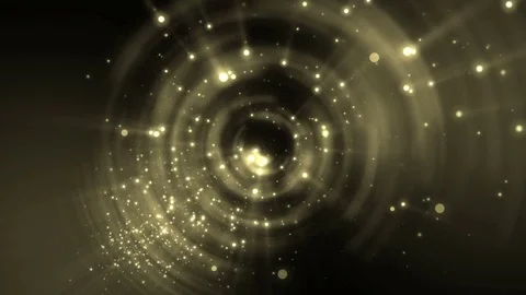 Spiral particles and bright light background Stock Footage 70993775