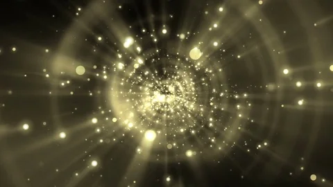 Spiral particles and bright light background Stock Footage 70993778