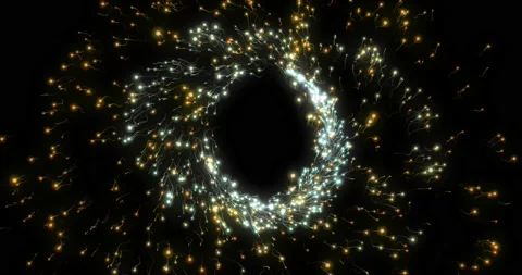Spiral Particles Background Stock Footage 140754186