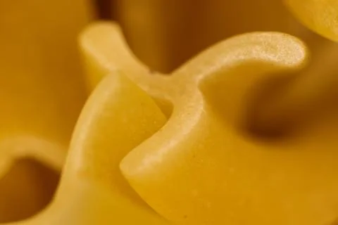 Spiral Pasta Macro Closeup Stock Photos