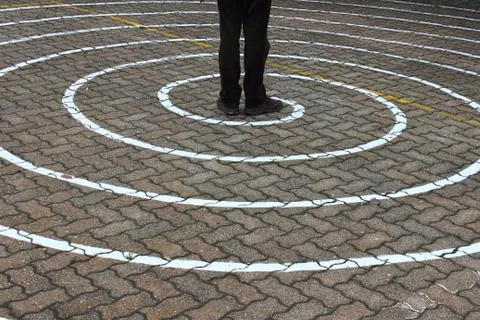 Spiral path Stock Photos