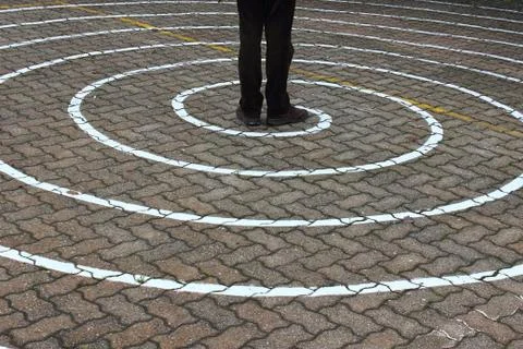 Spiral path Stock Photos