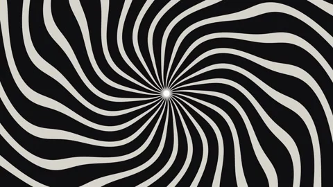 Spiral pattern in black and white tones creating visual Stock Footage 339513641