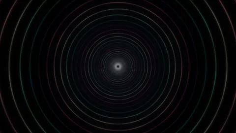 Spiral pattern with circular lines moving towards the 스톡 동영상 338010554