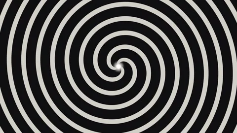 Spiral pattern with contrasting colors creates a bold Stock Footage 339577661