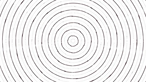 Spiral pattern creates concentric circles on a blank Stock Footage 339488841