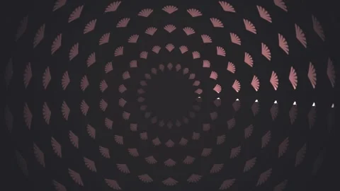 Spiral pattern in dark background with light shapes Stock Footage 339305135