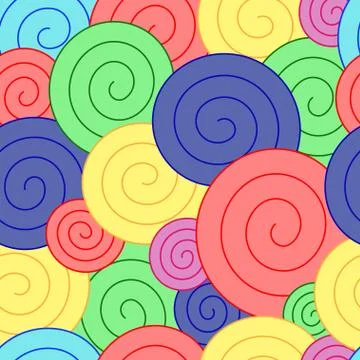 Spiral pattern design Stock Illustration