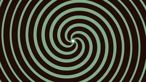 Spiral pattern in green and brown with a central point of Stock Footage 339579524