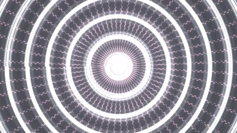 Spiral pattern of light in geometric design with circular Stock Footage 339366229