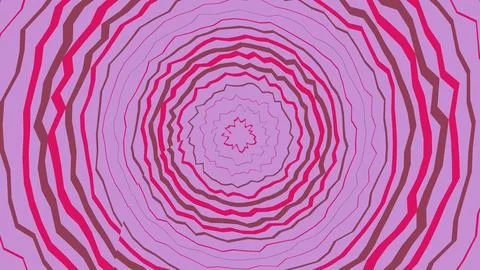 Spiral pattern with pink and purple hues Stock Illustration